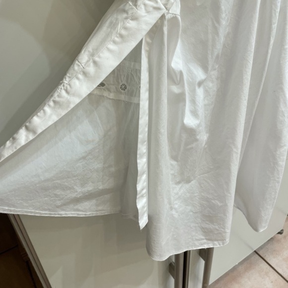 Adam Lippes White Open Work Blouse Size L - Picture 10 of 10